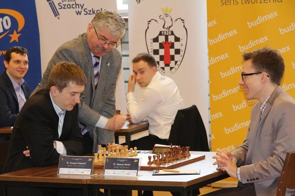 Mistrzostwa Polski w szachach Mateusz Bartel vs Grzegorz Gajewski