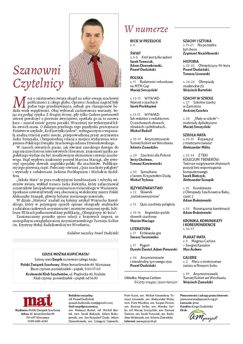 Czasopismo „Mat” 8/2016