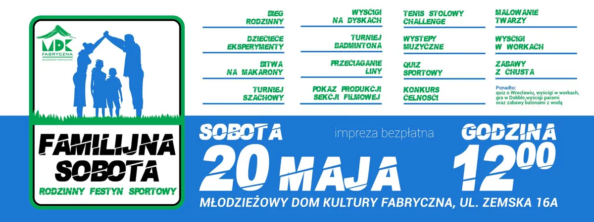 Familijna Sobota w MDK Fabryczna