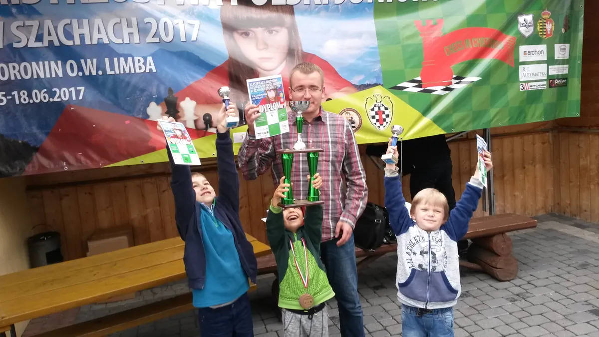Brąz Filipa Pawickiego. Mistrzostwa Polski Juniorów do lat 6 i 7