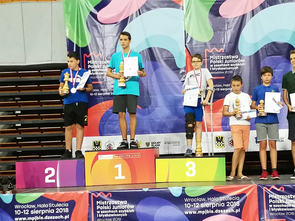Mistrzostwa Polski Juniorów w Szachach Szybkich - mamy 3 medale!