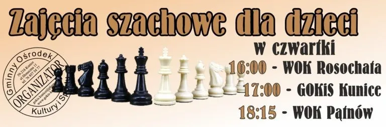 Zajęcia Szachowe w Gminie Kunice