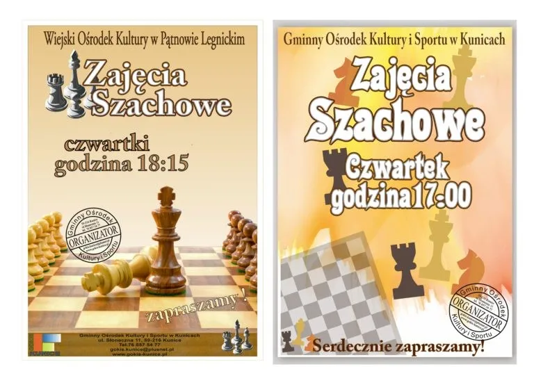 Zajęcia Szachowe w Gminie Kunice