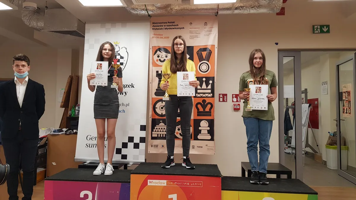 Mistrzostwa Polski Juniorów w Szachach Błyskawicznych (14-18 lat): Poloniści z 2 medalami!