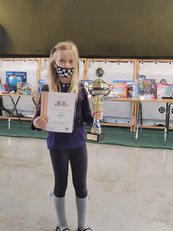 Kaja Rządkowska wicemistrzynią Niemiec do lat 8!