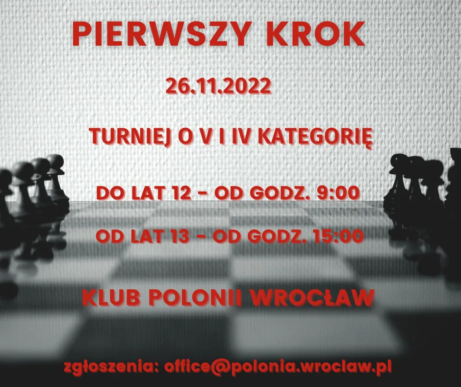 PIERWSZY KROK - 26.11.2022