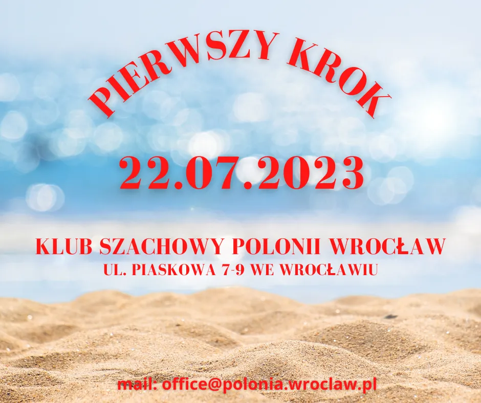 PIERWSZY KROK - 22.07.2023