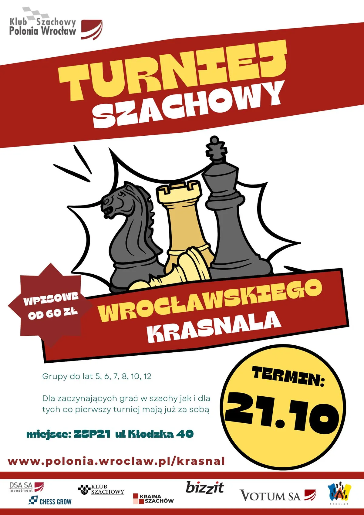 TURNIEJ KRASNALA - 21.10.2023