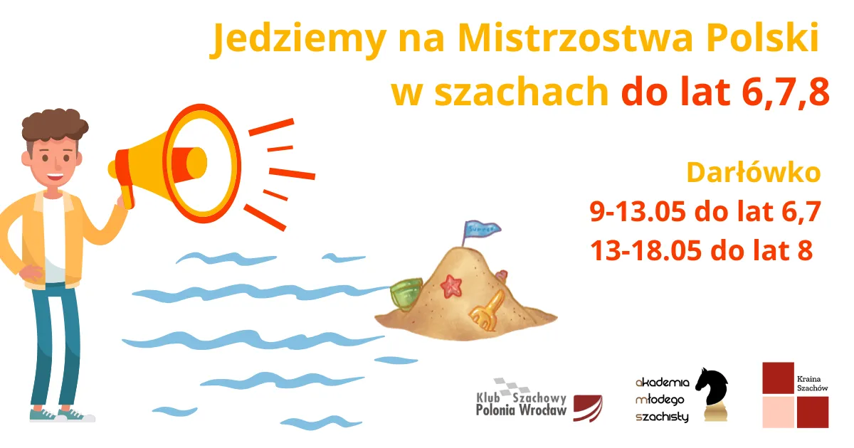 Jedziemy na Mistrzostwa Polski Dzieci do lat 6, 7, 8!