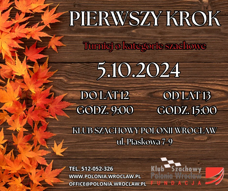 PIERWSZY KROK – 5.10.2024
