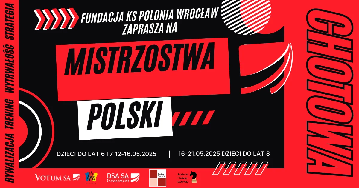 Szachowe Mistrzostwa Polski – Polonia Wrocław zaprasza do Chotowej!