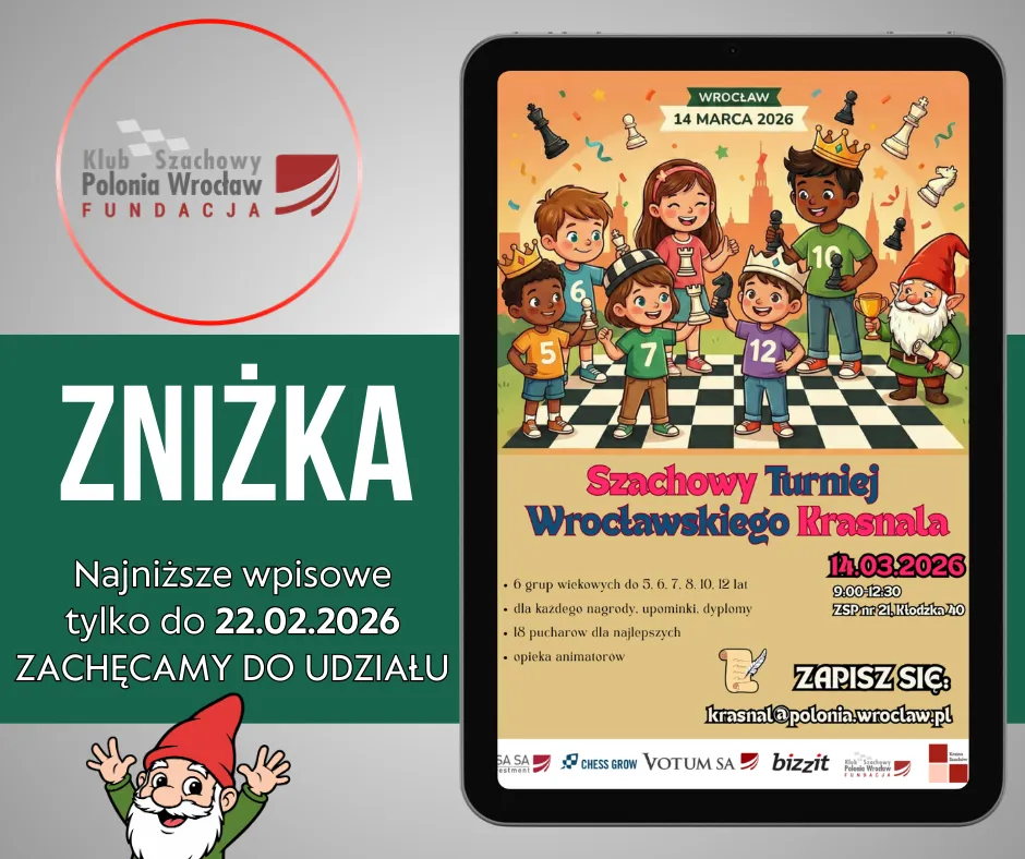 Turniej WROCŁAWSKIEGO KRASNALA - 14.03.2026