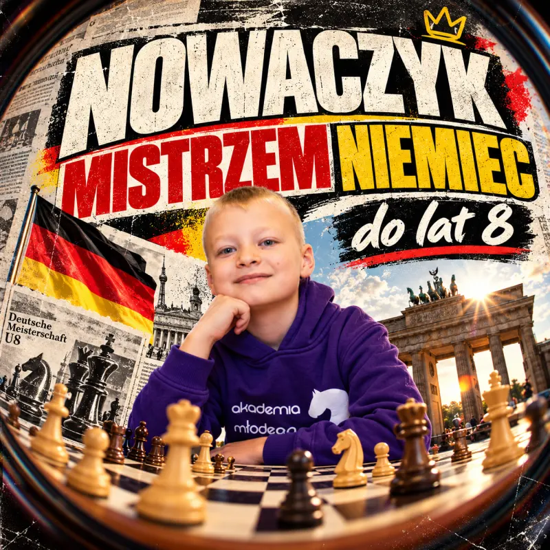 Nowaczyk Mistrzem Niemiec do lat 8