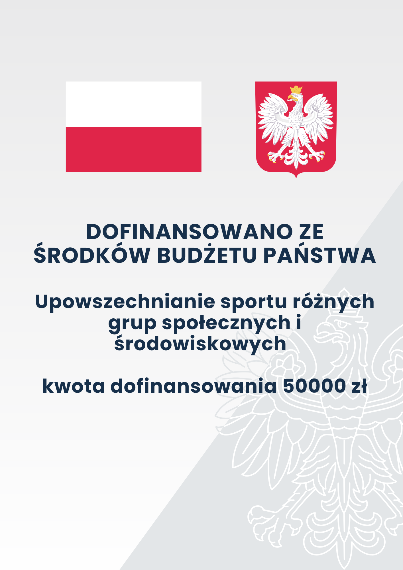 Dofinansowano ze środków budżetu państwa